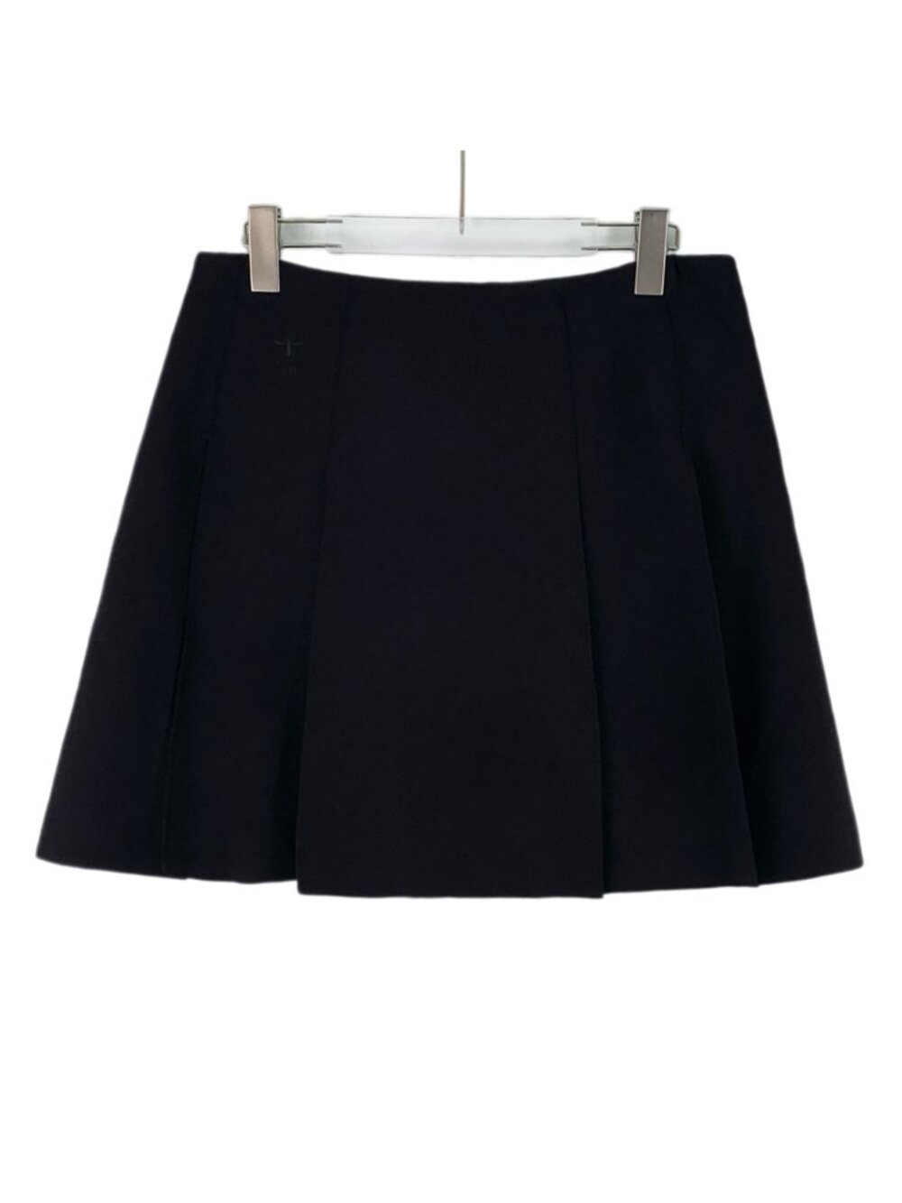 Dior Black Bee Embroidered Casual Mini Skirt